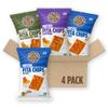 PRETZELIZED Snacks Pretzel Pita Chips Variety Pack (Pack of 4) 2 Sea Salt, 1 Everything, 1 Mediterranean MultiPack view 1