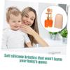 Veemoon Silicone Toothbrush 3pcs Oral Cleaning Brush Tongue Cleaner Newborn Soft Mouth Care Tool for Gum Health view 3
