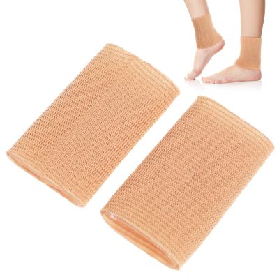 UPKOCH 2 Pcs Elastic Breathable Ankle Sleeves Sports Ankle Pads Sweat-Absorption for Figure Skating Running and Athletic Support