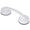 UPKOCH Suction Grab Bar for Shower and Toilet Medium White No-Drill Handle with Strong Suction for Bathroom Safety and Elderly Balance Support view 1