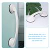 UPKOCH Suction Grab Bar for Shower and Toilet Medium White No-Drill Handle with Strong Suction for Bathroom Safety and Elderly Balance Support view 3