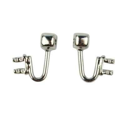 100 Pieces (50 Pairs) Glasses Nose Pad Arms, Stainless Steel Nose Pads, Glasses Repair Parts