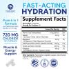 Electrolytes Supplement - 6-in-1 Advanced Hydration Complex with Sodium Chloride, Magnesium, Potassium, Calcium, Vitamin D3 - Best Sugar Free Hydrating Mineral Salt Pills - Vegan & Keto - 120 Capsules view 2