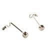 100 Pieces (50 Pairs) Glasses Nose Pad Arms, Stainless Steel Nose Pads, Glasses Repair Parts view 1