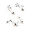 100 Pieces (50 Pairs) Glasses Nose Pad Arms, Stainless Steel Nose Pads, Glasses Repair Parts view 2