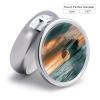 Cruise Ship Pill Box 3 Compartment Small Pill Case Travel Round Pill Box Portable for Pocket Or Purse Pill Organizer Pill Container Holder to Hold Vitamins view 2
