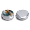 Cruise Ship Pill Box 3 Compartment Small Pill Case Travel Round Pill Box Portable for Pocket Or Purse Pill Organizer Pill Container Holder to Hold Vitamins view 3