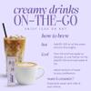 Clud Caf BT21 Taro Cream Milk Powder Packets - Classic Mix with Smooth & Sweet Taste - Easy One Step Instant Taro Powder for On-The-Go (7 Sachets) view 2