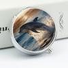 Beautiful Dolphin Pill Box 3 Compartment Small Pill Case Travel Round Pill Box Portable for Pocket Or Purse Pill Organizer Pill Container Holder to Hold Vitamins view 4