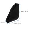 1 Pair Black Hospital Heel Protectors Cushion for Pressure Sore Prevention, Comfortable Pillow-Heel Foot Pads for Foot and Ankle Support, Household Heel Cushions view 2