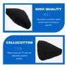 1 Pair Black Hospital Heel Protectors Cushion for Pressure Sore Prevention, Comfortable Pillow-Heel Foot Pads for Foot and Ankle Support, Household Heel Cushions view 4