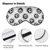 MZERSE Sleeping Masks for Men Woman Soccer Ball, Light Blackout Eye Cover with Elastic Band, Skin Friendly Sleep Mask for Nap Night Sleeping view 3