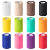 12 Pack Self Adhesive Bandage Wraps,3" X 5 Yards Non-Woven Elastic Cohesive Bandage Wrap for Stretch Athletic, Sports,Thumb, Finger, Wrist, Ankle, Vet Wrap Bandages Tape (Multicolour) view 1