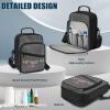 Voxugoniy Diabetes Travel Backpack Insulated Pocket Bee Waterproof Unisex Diabetic Care Products Diabetes Supplies Organizer view 3