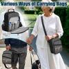 Voxugoniy Diabetes Travel Backpack Insulated Pocket Bee Waterproof Unisex Diabetic Care Products Diabetes Supplies Organizer view 4