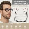 EVANLCAP 3 Pcs Progressive Multifocal Blue Light Blocking Reading Glasses view 4