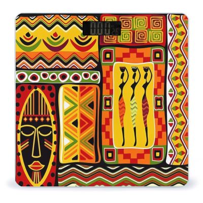African Striped Scale for Body Weight Digital Bathroom Scale Precision Smart Weighing Scales with Clear LED Display Accurate High Precision Scales Weighing Machine