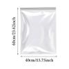 3 Pack No Scrub Oven Rack Cleaning Bags, Reusable Leak-Proof Soaking Bags for Grill Grates, BBQ Racks & Removable Metal Racks, Heavy Duty & Eco-Friendly PE Bags for Deep Cleaning (60x40cm) view 2