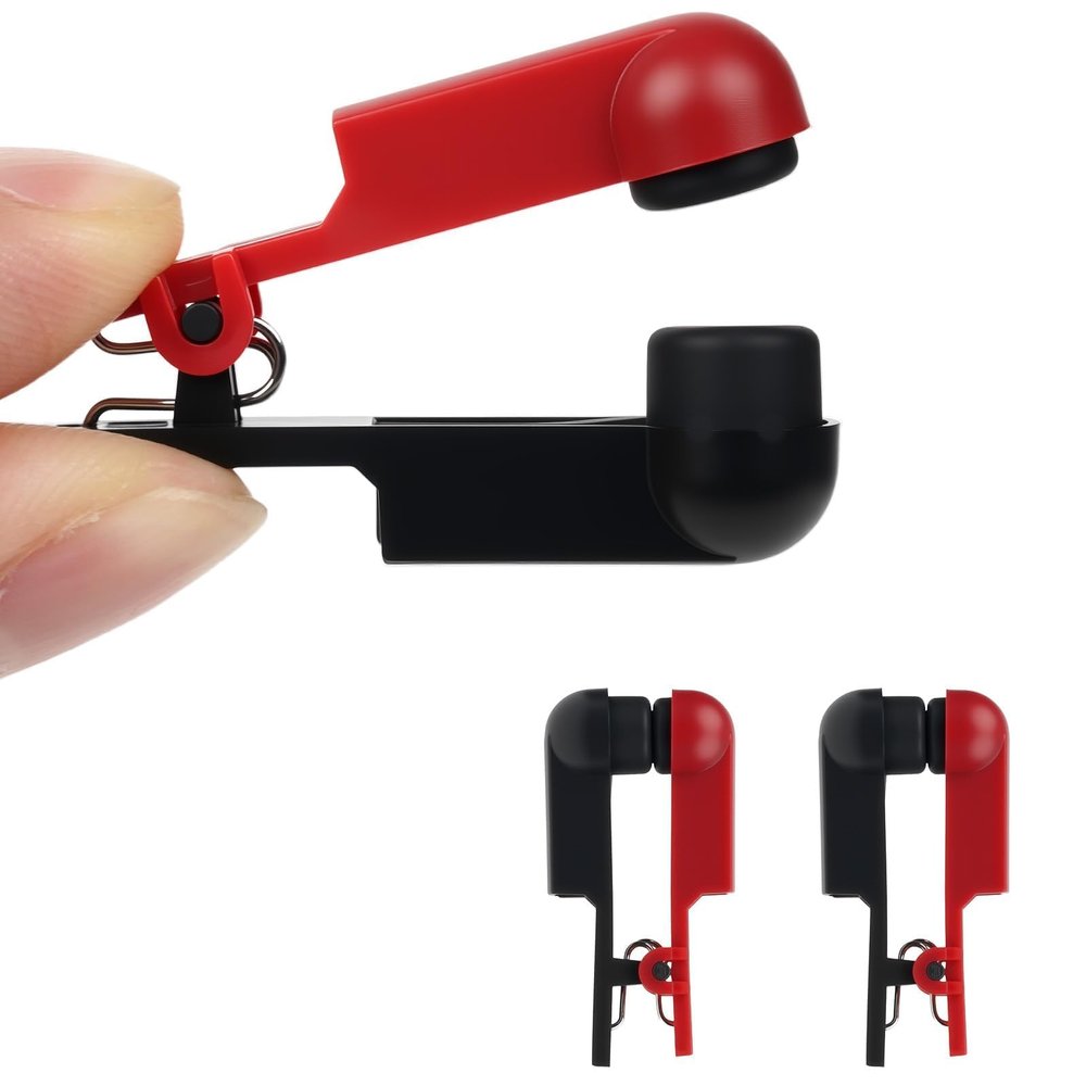 2/4 PCS Ear Clip Electrode with Double-Sided Soft Rubber Head for Tens 7000 & Standard Units, Comfortable & Standard 2.0mm Connector (2)