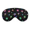 MZERSE Colorful Neon Mushroom Sleeping Mask for Woman and Men, Blindfold Eye Mask with Adjustable Head Strap Comfortable for Nap Night Sleeping Meditation view 1