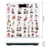Cute Chihuahua Pug Pattern Scale for Body Weight Digital Bathroom Scale Precision Smart Weighing Scales with Clear LED Display Accurate High Precision Scales Weighing Machine view 2