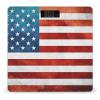 Vintage American USA Flag Scale for Body Weight Digital Bathroom Scale Precision Smart Weighing Scales with Clear LED Display Accurate High Precision Scales Weighing Machine