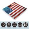 Vintage American USA Flag Scale for Body Weight Digital Bathroom Scale Precision Smart Weighing Scales with Clear LED Display Accurate High Precision Scales Weighing Machine view 3