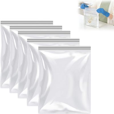 2026 oven rack cleaning bag, non scrubbing oven rack, reusable and leak proof cleaning bag, suitable for grills and air fryer racks. (5PC, 70100cm/27.5639.37in)