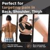 OK TAPE Extra Wide Kinesiology Tape, 4 Inch Body Tape, Elastic Physical Therapy Athletic Tape for Pain Relief & Joint Support, Latex Free | Back, Shoulder, Knee (8 ft x 2 Rolls) Black view 4