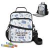 Voxugoniy Womens Diabetes Backpack Purse with Travel Organizer for Medications Insulin Glucose Meter to Help Keep Medications Cool Blue Heart view 1