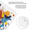 Abstract Paint Splashes Bathroom Scale for Body Weight LCD Display Digital Bathroom Scale Tempered Glass Bathroom Weight Scales Fashion Smart Scales for Home Bedroom 400 Lb view 4