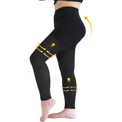 15-20 mmHg Medical Compression Leggings, Footless Compression Stockings for Women & Men, Compression Tights for Edema, Varicose Veins, Swelling, DVT