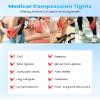 15-20 mmHg Medical Compression Leggings, Footless Compression Stockings for Women & Men, Compression Tights for Edema, Varicose Veins, Swelling, DVT view 4