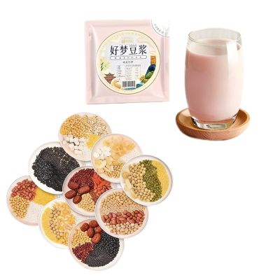 10 Flavors Soy Milk Mix Pack, 70g X 10 Packs, Multigrain Blender Ingredients, Nutritious Breakfast Combo, Ready In 3 Minutes