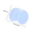 GALPADA Shower Foot Scrubber Massager Pad with Suction Cups Non-Slip Foot Brush Cleaner for Bath and Shower 23x30cm Blue TPE for Deep Massage and Exfoliation view 2