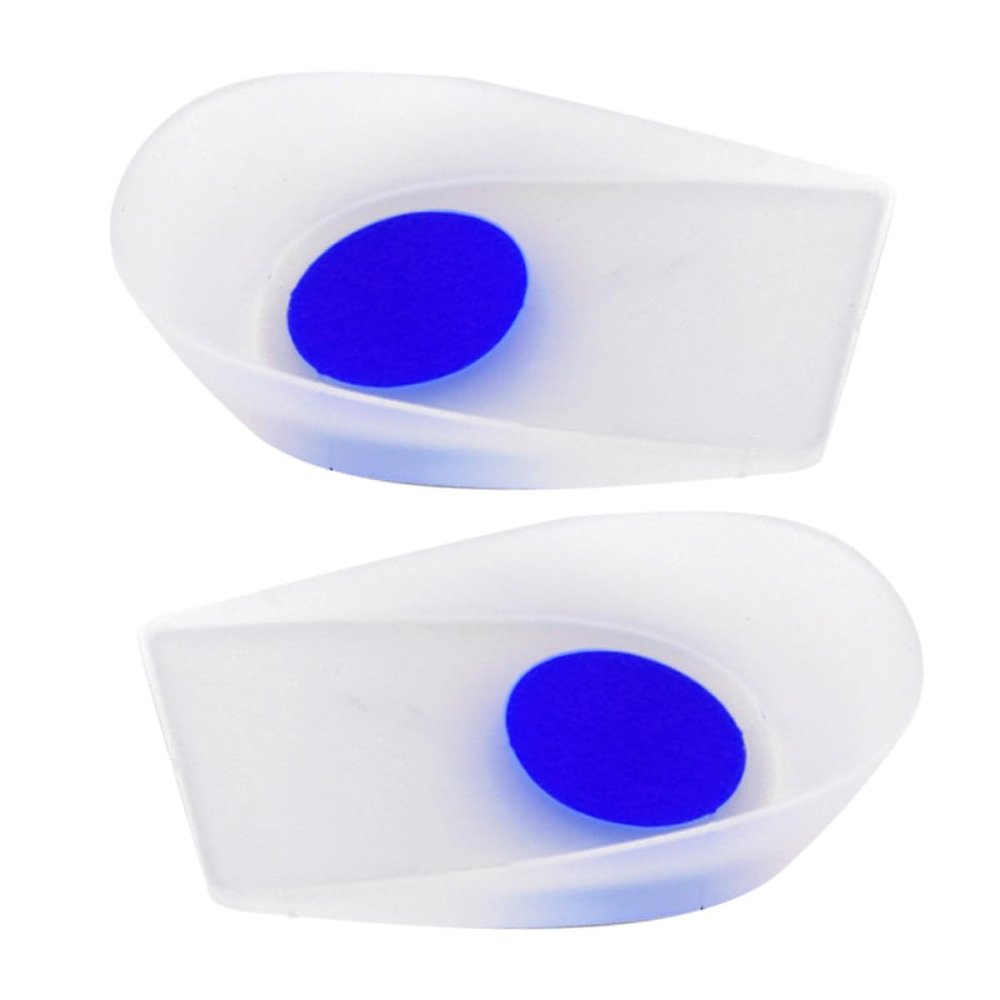 ZUNOXAZ Heel Pad for Shoes 1 Pair Silicone Shockproof Heel Cushion Inserts Wear-Resistant Breathable for Womens Sports Size M (35-38)