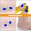 ZUNOXAZ Heel Pad for Shoes 1 Pair Silicone Shockproof Heel Cushion Inserts Wear-Resistant Breathable for Womens Sports Size M (35-38) view 3