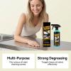 All Purpose Degreaser, Heavy Duty Degreaser for Kitchen, All Purpose Cleaning Solution, Quick Stain Removal, Lemon Scented Formula, for Car House Oven Stove Cooktop Counter Sink Cabinet (2pcs) view 2