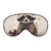 GHEPSDW Sleep Mask for Men Women Raccoon Eye Mask for Sleeping Comfortable Blindfold Eye Cover with Adjustable Strap for Travel Yoga Nap Shift Work view 1