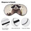 GHEPSDW Sleep Mask for Men Women Raccoon Eye Mask for Sleeping Comfortable Blindfold Eye Cover with Adjustable Strap for Travel Yoga Nap Shift Work view 3