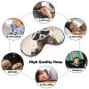 GHEPSDW Sleep Mask for Men Women Raccoon Eye Mask for Sleeping Comfortable Blindfold Eye Cover with Adjustable Strap for Travel Yoga Nap Shift Work view 4