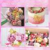 10 PCS Gold Happy Mothers Day Cake Toppers Mirror Side Cake Toppers DIY Acrylic Cake Inserts Celebration Mom's Birthday Party Event Cupcake Decorations view 3