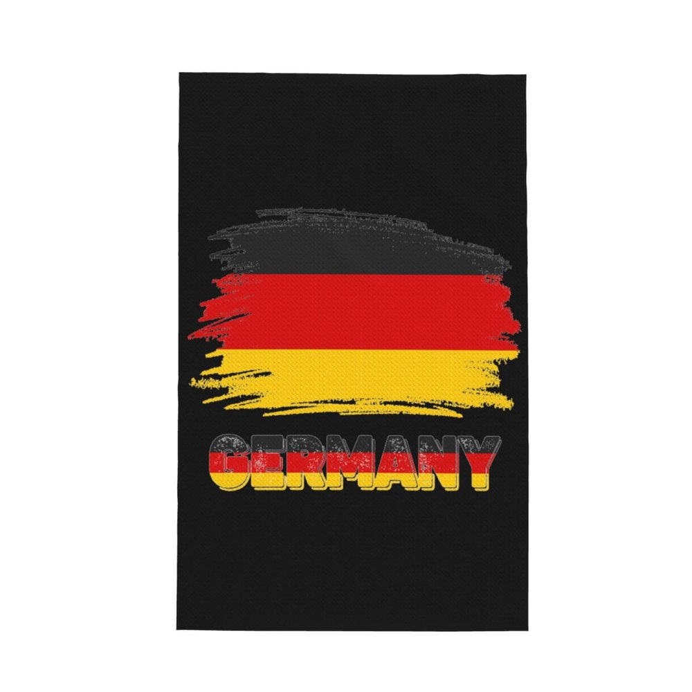 Germany German Flag Premium Waffle Kitchen Towels - Ultra Absorbent Dish Cloths & Hand Towels | Soft, Durable & Long-Lasting | 26x16 Inches for Kitchen & Multi-Use