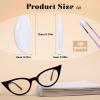 10 Pairs Eyeglass Nose Pads for Glasses Anti-Slip Stick On Silicone Cushions Soft Comfortable Replacement Adhesive Nosepads Reduce Pressure Prevent Slipping for Sunglasses Reading Glass Plastic Frames view 2