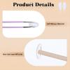 10 Pairs Eyeglass Nose Pads for Glasses Anti-Slip Stick On Silicone Cushions Soft Comfortable Replacement Adhesive Nosepads Reduce Pressure Prevent Slipping for Sunglasses Reading Glass Plastic Frames view 4
