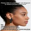 Black Ear Clip Electrodes Suitable for TENS 7000 and Similar Devices -1 Pair and 2 Wires Digital Unit Accessories view 3