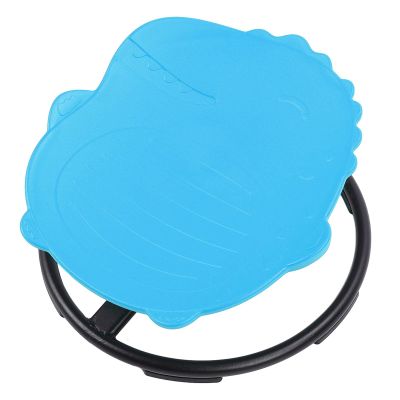 aqxreight Swivel Chair Toy Body Coordination Training Stable Structure Enhanced Exercise Spin Chair Sensory Toy Red Through Spin Sensory Enhanced The Vestibular Promotes and (Blue)