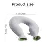 2026 U Shape Hot Water BagHot Water Bottle for Neck and Shoulderwith Removable Flannel Cover & Adjustable Snap Fastener,Relieve Neck Tension, for Home, Office & Travel (Blue) view 4