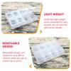 Abaodam 8-Compartment Weekly Pill Organizer 2pcs Detachable Plastic Medicine Storage Box Pp Material Portable Vitamin Dispenser for Daily and Travel Use view 3