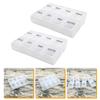 Abaodam 8-Compartment Weekly Pill Organizer 2pcs Detachable Plastic Medicine Storage Box Pp Material Portable Vitamin Dispenser for Daily and Travel Use view 4
